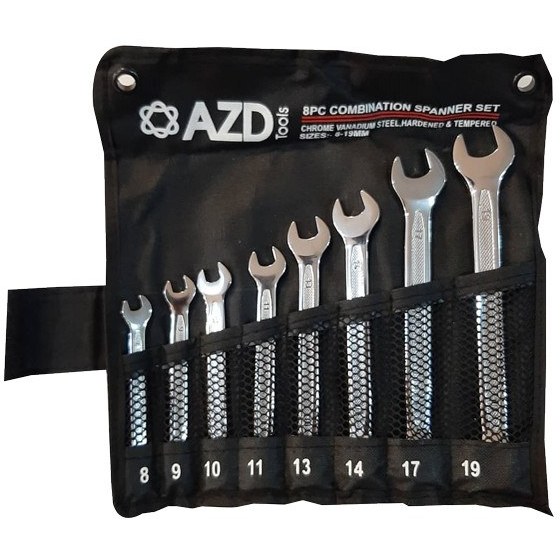 آچار یکسر رینگی 8عددی AZD